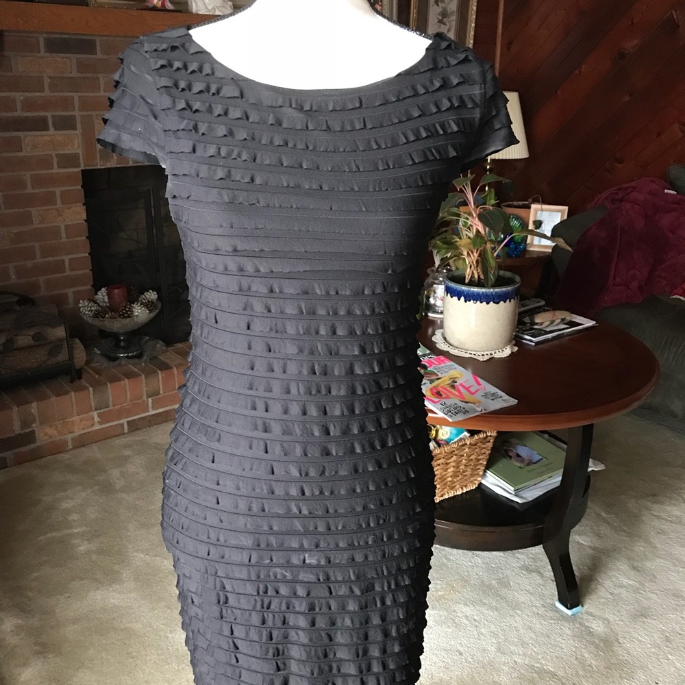 Black cocktail or evening dress